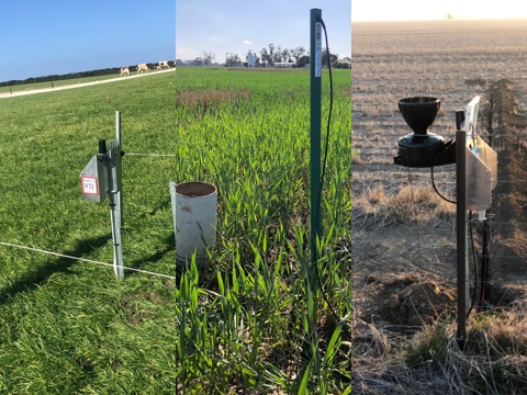 Soil moisture monitoring probes